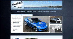 Desktop Screenshot of corneliuspaintandbody.com